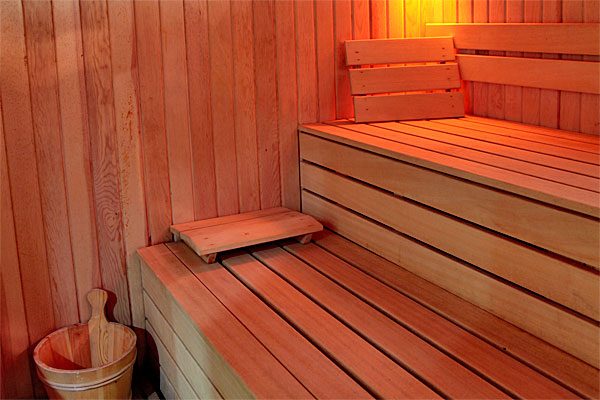 locker rooms at Steel Fitness Riverport include saunas