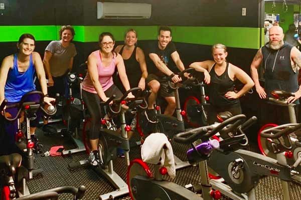 cycle spin class at steel fitness riverport in bethlehem pa